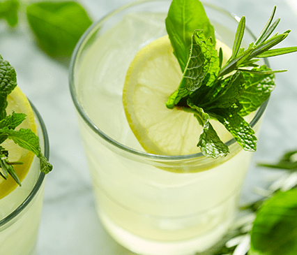 herb garden lemonade