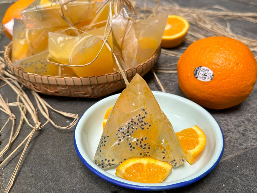 Orange Crystal Jelly Dumpling