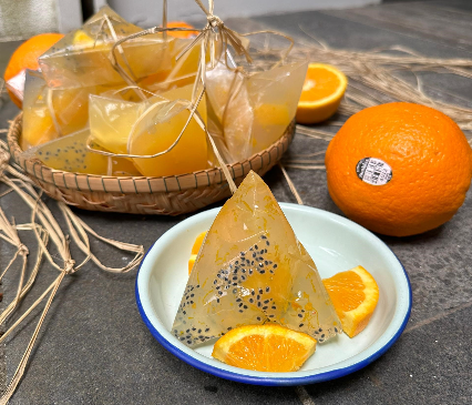 Orange Crystal Jelly Dumpling